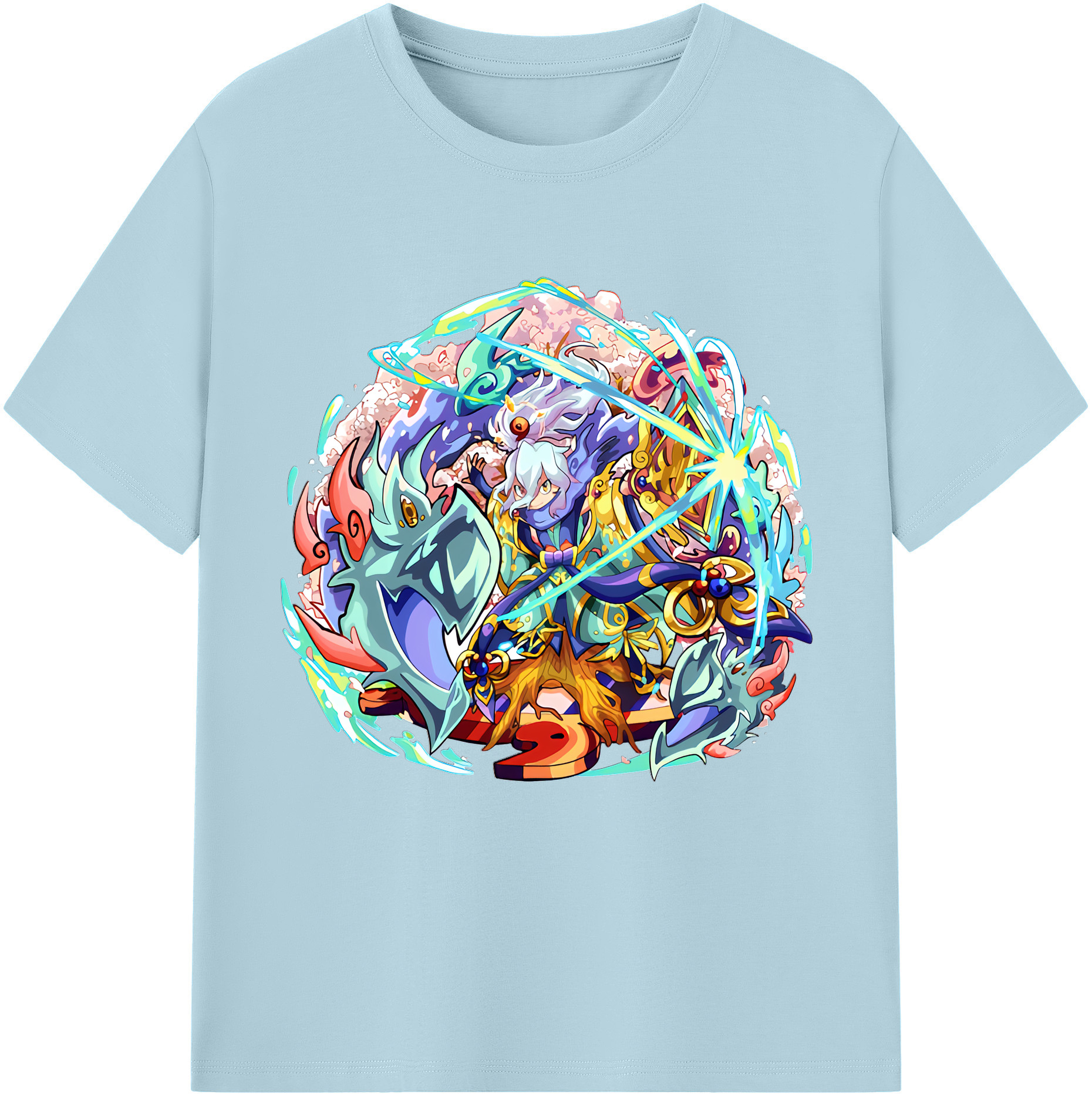 （画像用） 妖怪ウォッチ Yo-kai Watch 綿100％半袖Tシャツ（フロントプリント）